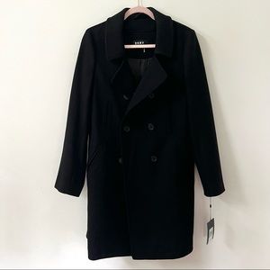 [NWT] DKNY double breasted long line coat